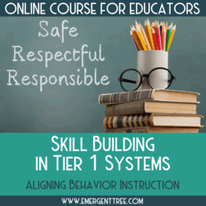 Skill Building in Tier 1 Systems: Aligning Behavior Instruction